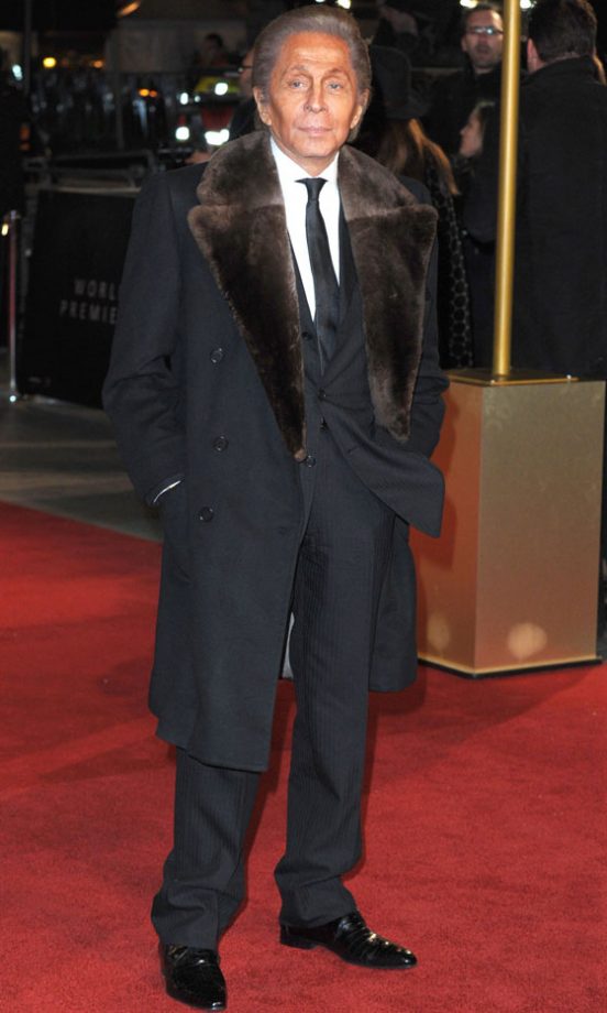 Valentino Garavani At The World Premiere Of Les Miserables, 2012