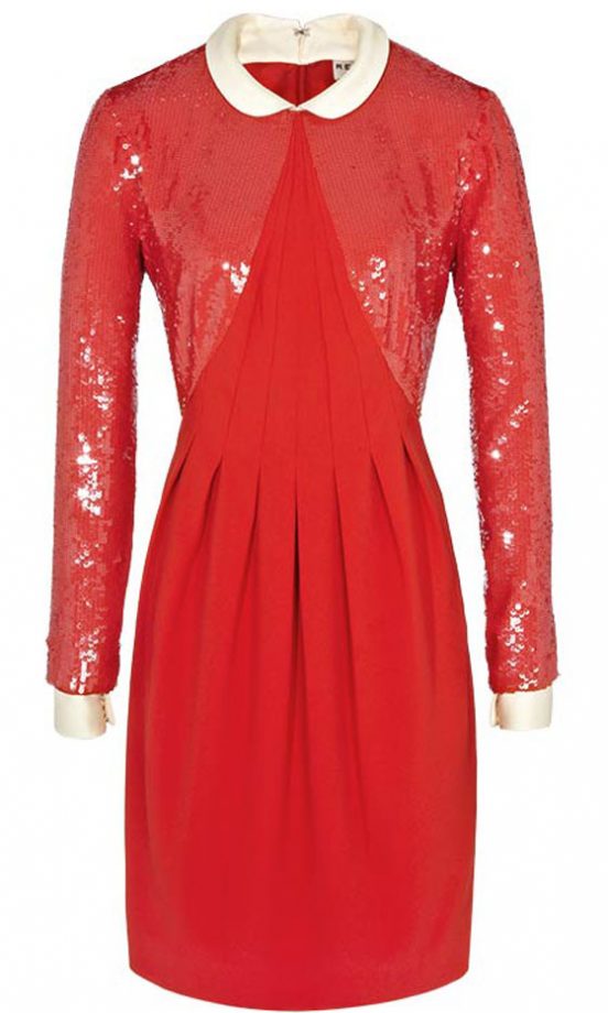 Reiss Detachable Collar Sequin Dress, £225