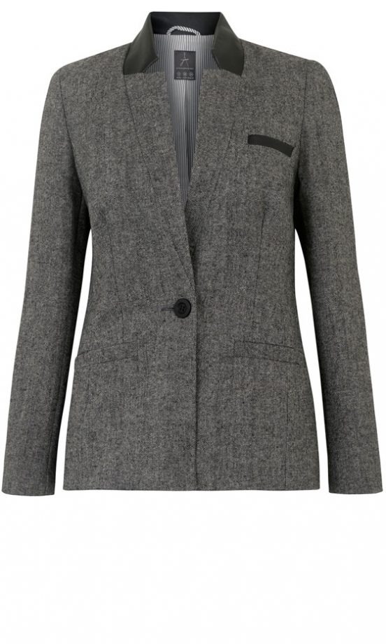 Primark AW12 PU Collar Textured Blazer