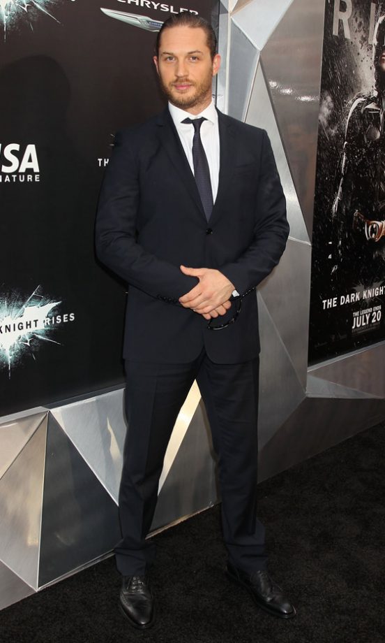 Tom Hardy At The Dark Knight Rises Film Premiere, 2012