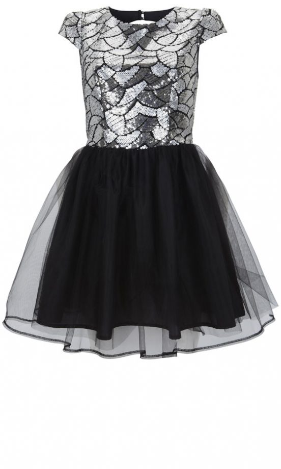 Debenhams Red Herring Sequin Mesh Dress, £65