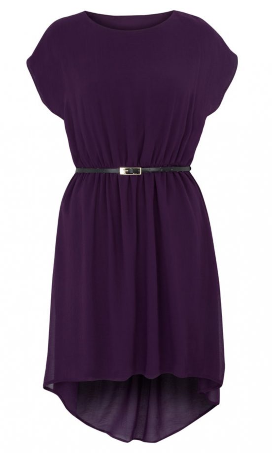 Primark AW12 Purple Drop Hem Dress