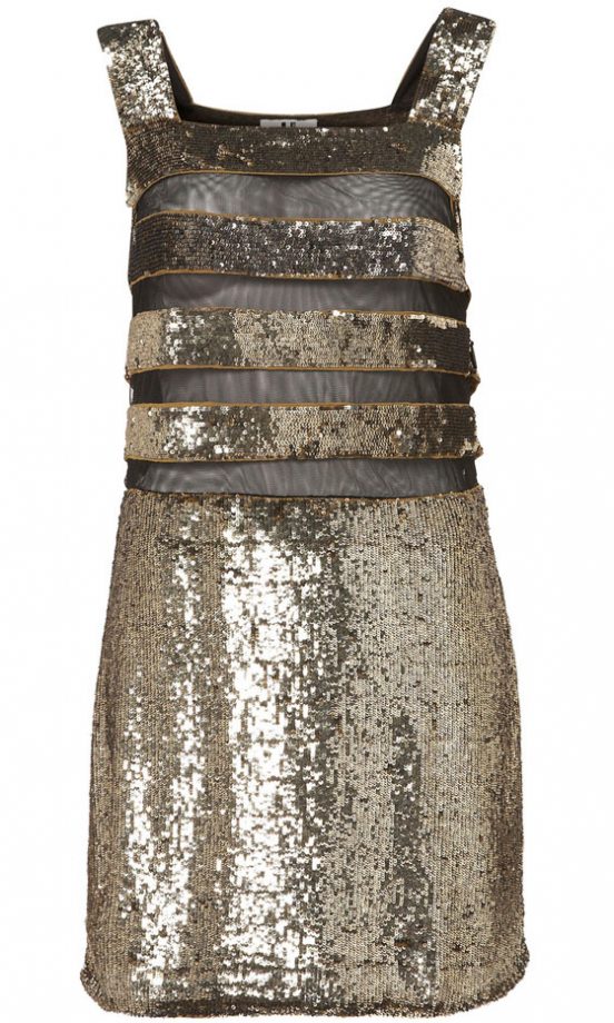 Topshop Sequin Stripe Dress By Unique, £175