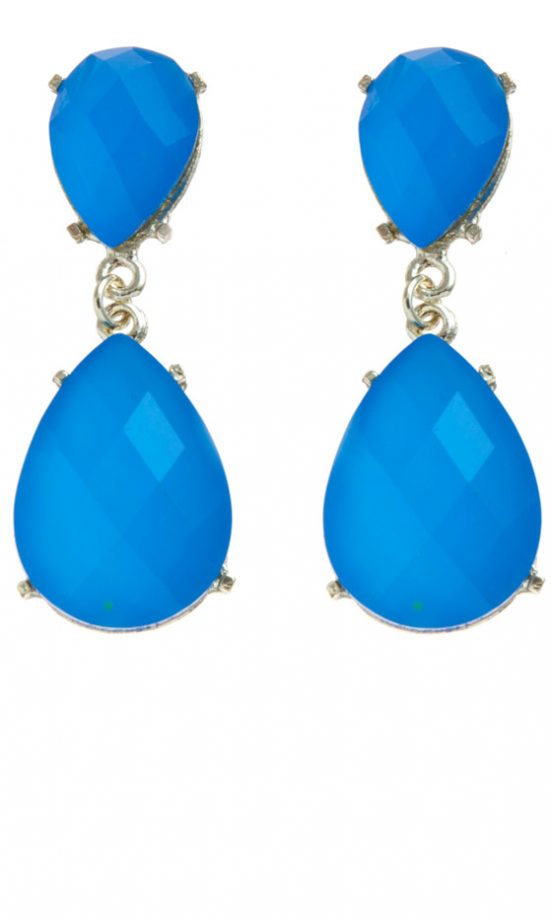 New LOOK Blue Droplet Earrings, £3.99