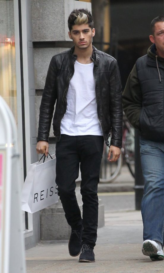 One Direction's Zayn Malik Out In London, 2012