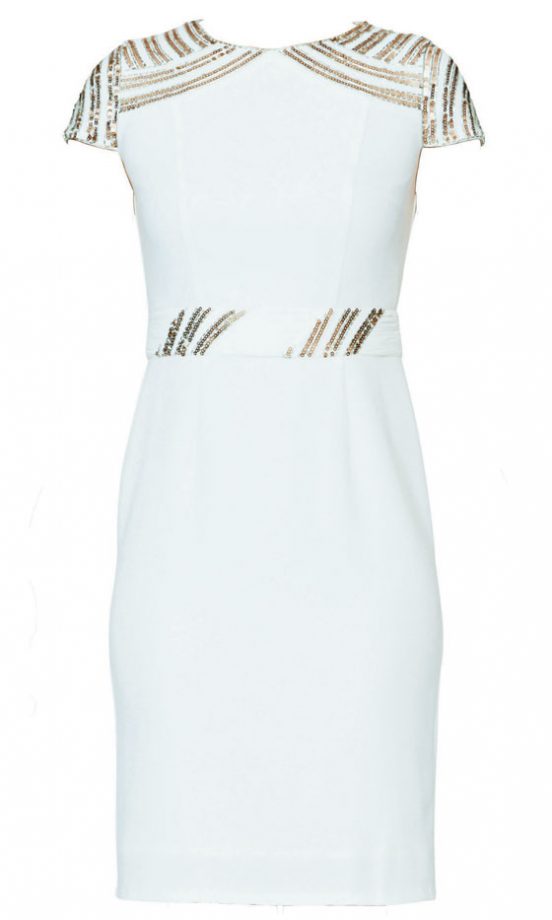 Isme Teatro White Sequin Dress, £85