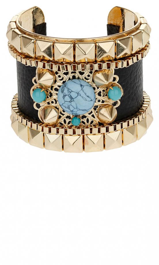 Miss Selfridge Studded Cuff Bracelet, £15