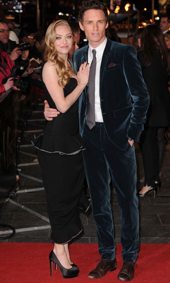 Amanda Seyfried And Eddie Redmayne At The World Premiere Of Les Miserables, 2012