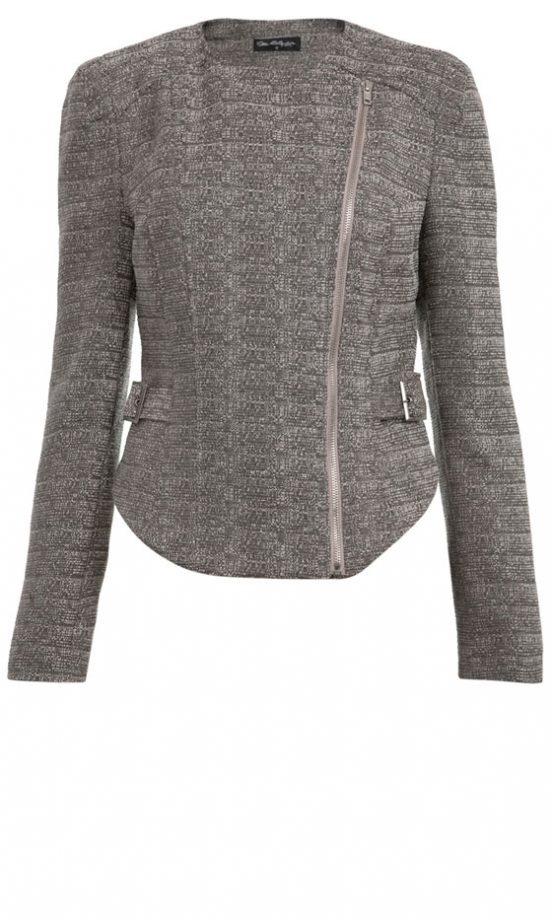 Miss Selfridge Grey Tweed Jacket, £49