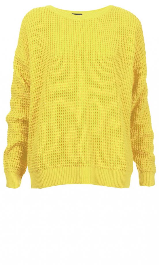 Topshop Yellow Knitted Jumper, £36