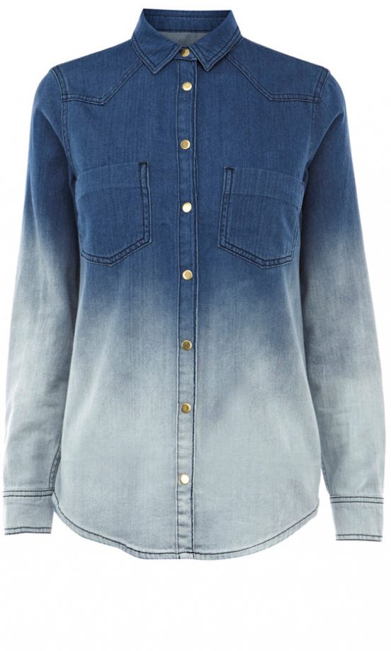 Warehouse Denim Dip Dye Shirt, £40