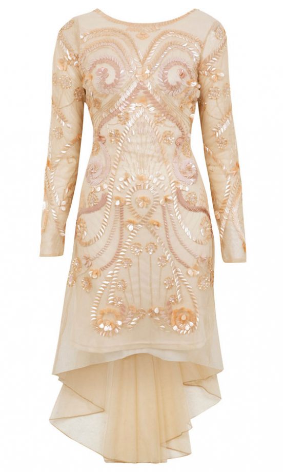 Miss Selfridge Embellished Fishtail Dress, £95