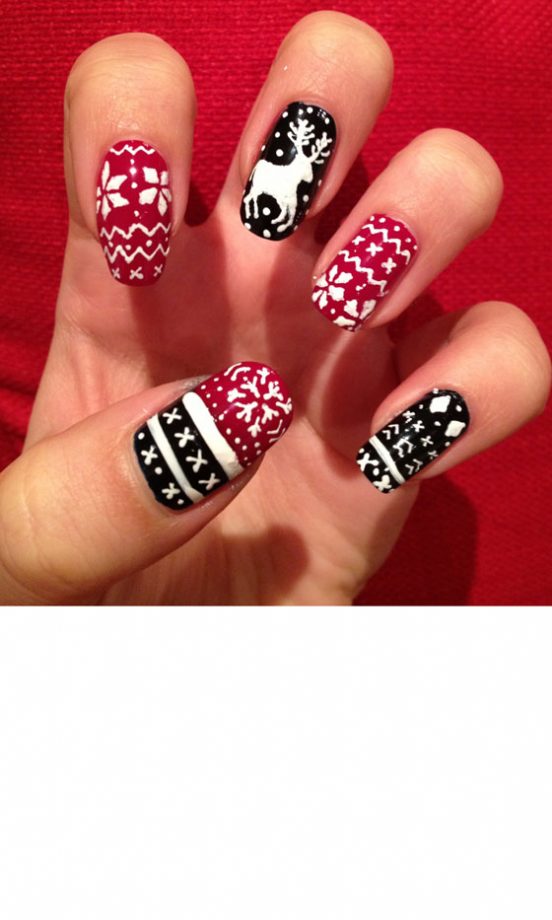 Nail Art: Festive Patterns For Christmas