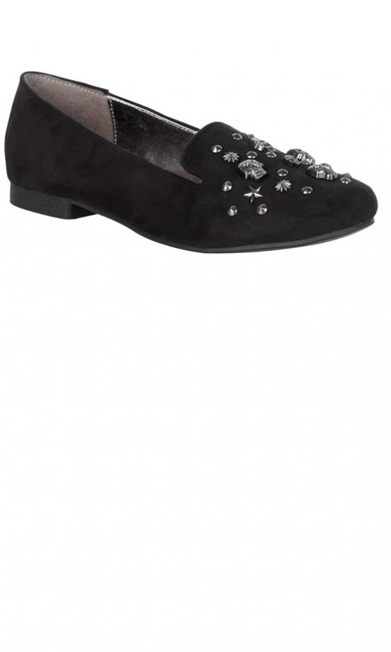 Primark AW12 Black Skull Stud Slippers, £12