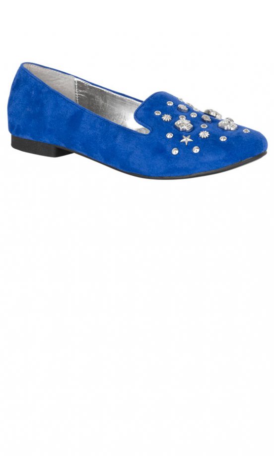 Primark AW12 Cobalt Skull Stud Slippers, £12