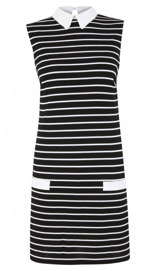 Primark AW12 Contrast Collar Stripe Dress