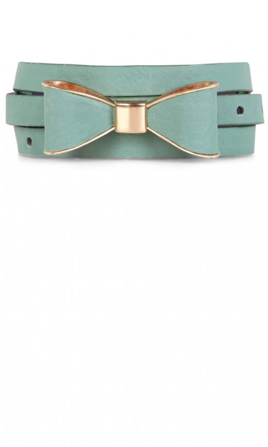 Primark AW12 Enamel Bow Skinny Belt, £2