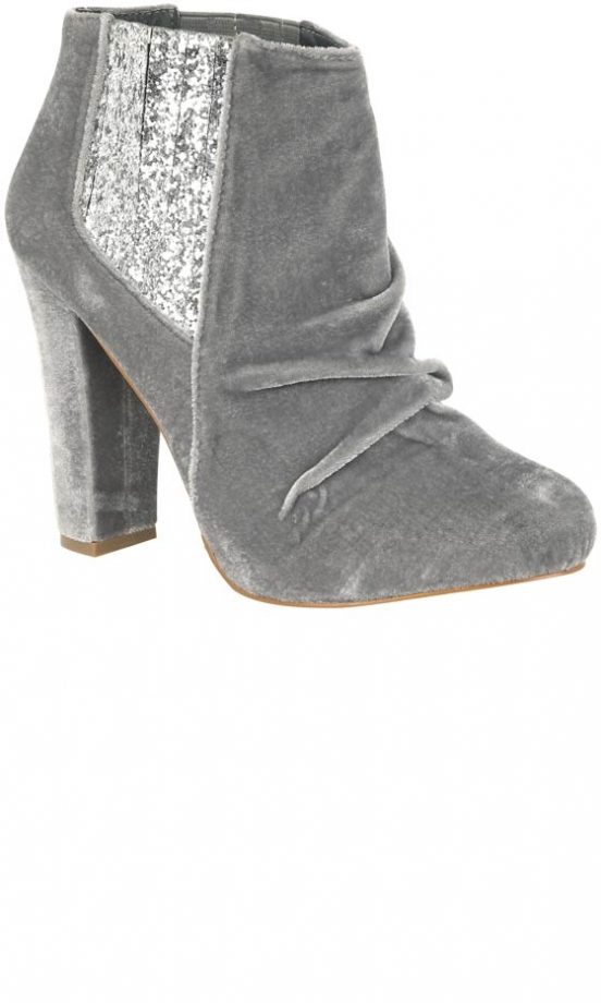 Primark AW12 Glitter Velvet Ankle Boots