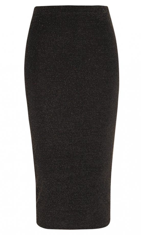 Primark AW12 Gold Speckle Pencil Skirt