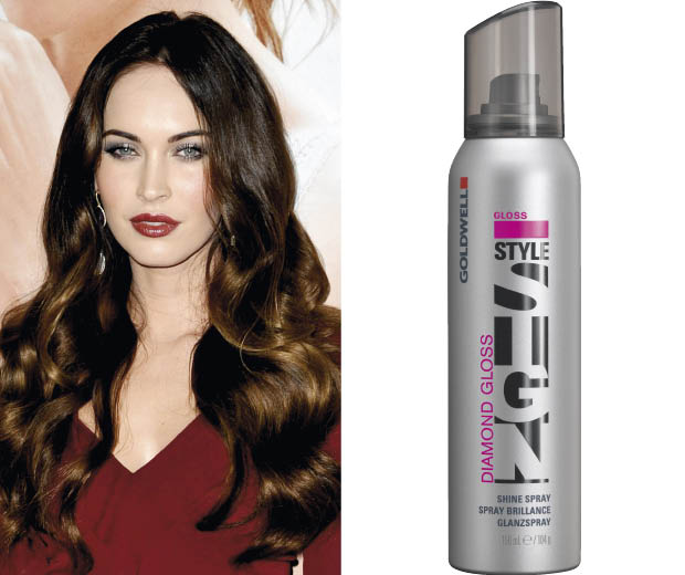 Get glossy locks like Megan Fox!