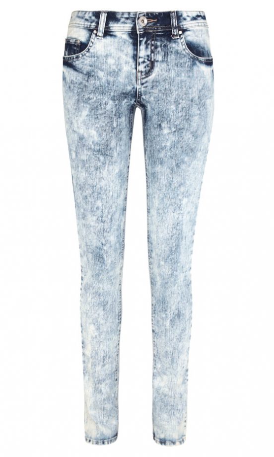 Primark AW12 Studded Acid Wash Skinny Jeans