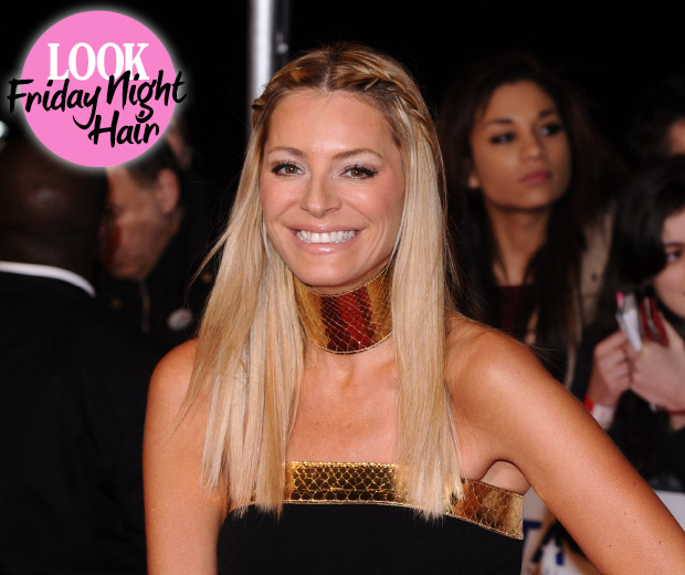Tess Daly rocks the half-up plait to perfection!