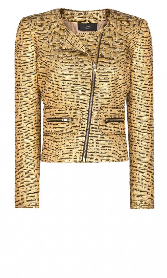 Mango Metallic Brocade Jacket, £24.99
