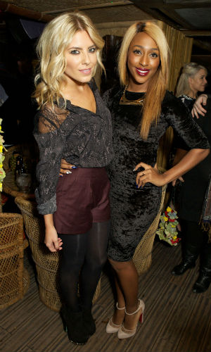 Mollie King and Alexandra Burke at the launch of Mahiki's coconut rum