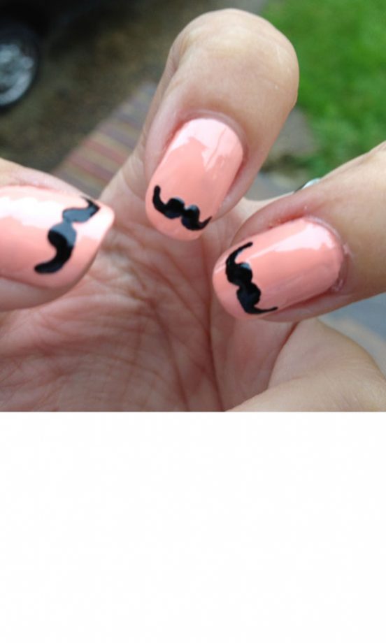 Nail Art: Another Take On The Tribute To Movember