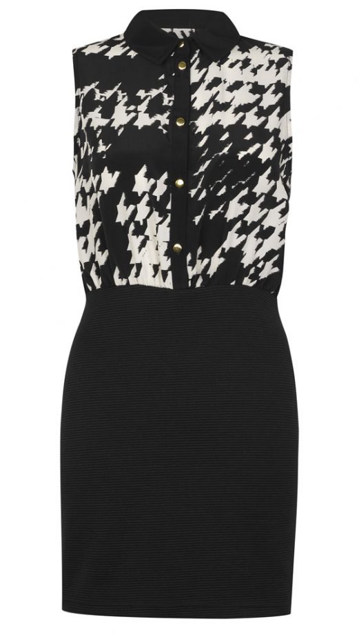 Primark AW12 Dogtooth Print Shirt Dress