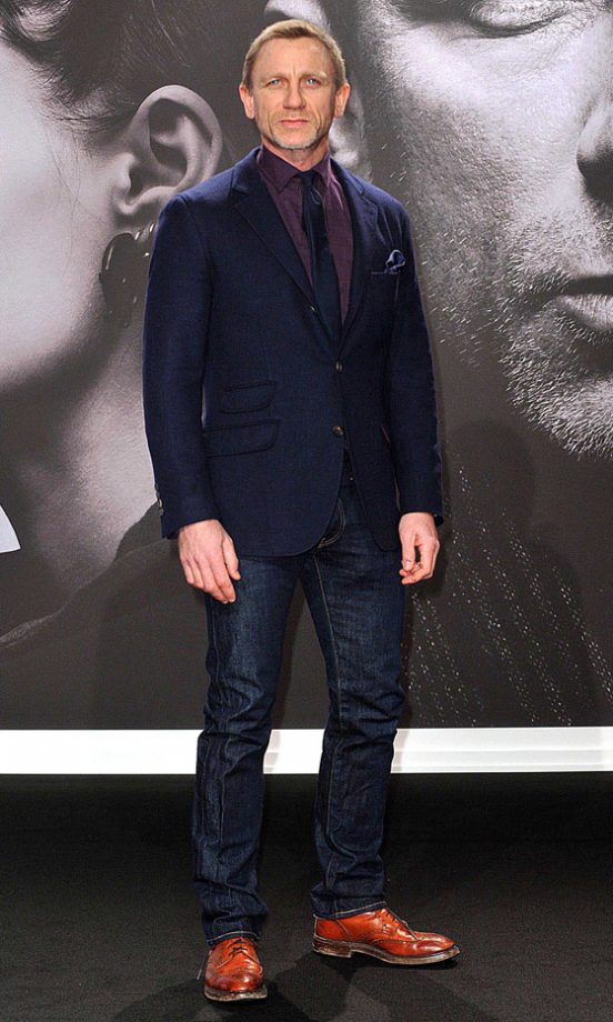 Daniel Craig At The Girl With The Dragon Tattoo Film Premiere, 2012