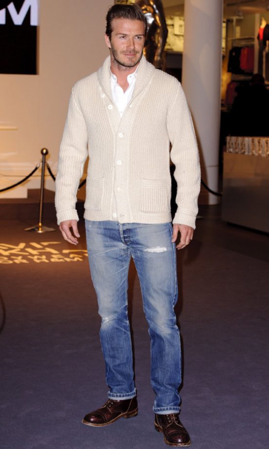 David Beckham At The Launch Of His Underwear Line For H&M, 2012