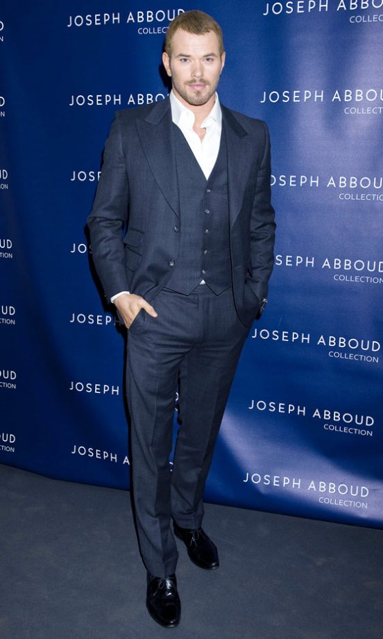 Kellan Lutz At The Joseph Abboud AW12 Show At New York Fashion Week, 2012