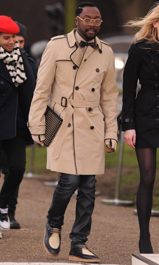 Will.i.am At The Burberry Prorsum AW12 Show At London Fashion Week, 2012