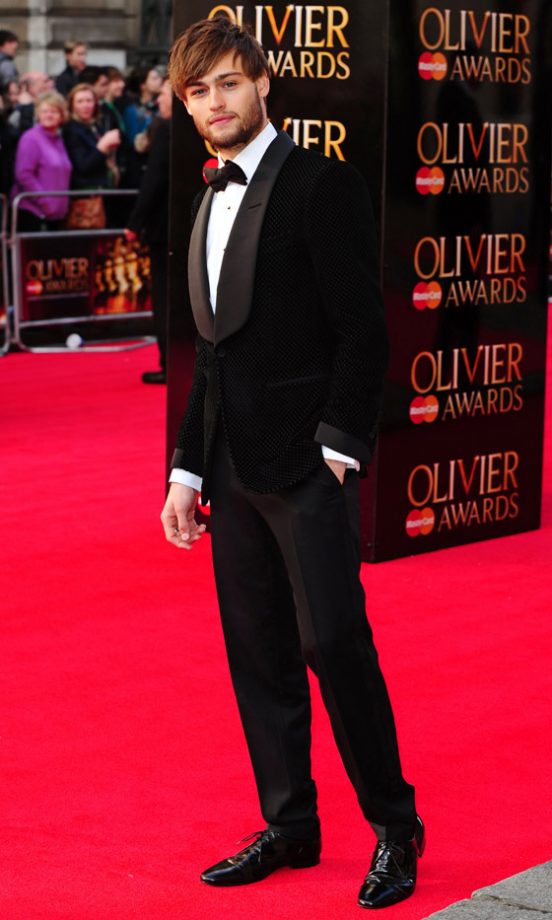 Douglas Booth At The Olivier Awards In London, 2012