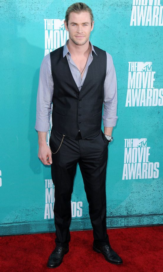 Chris Hemsworth At The MTV Movie Awards, 2012