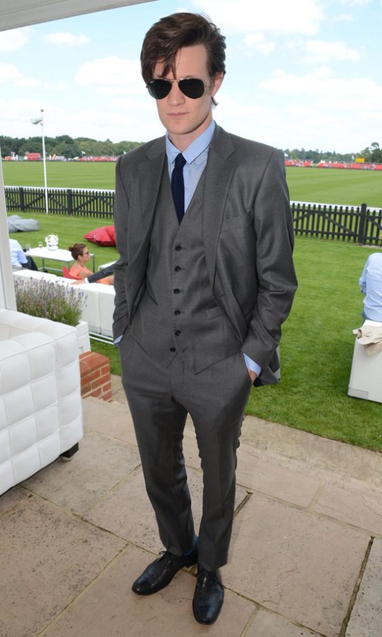 Matt Smith At The Audi Polo Internattional, 2012