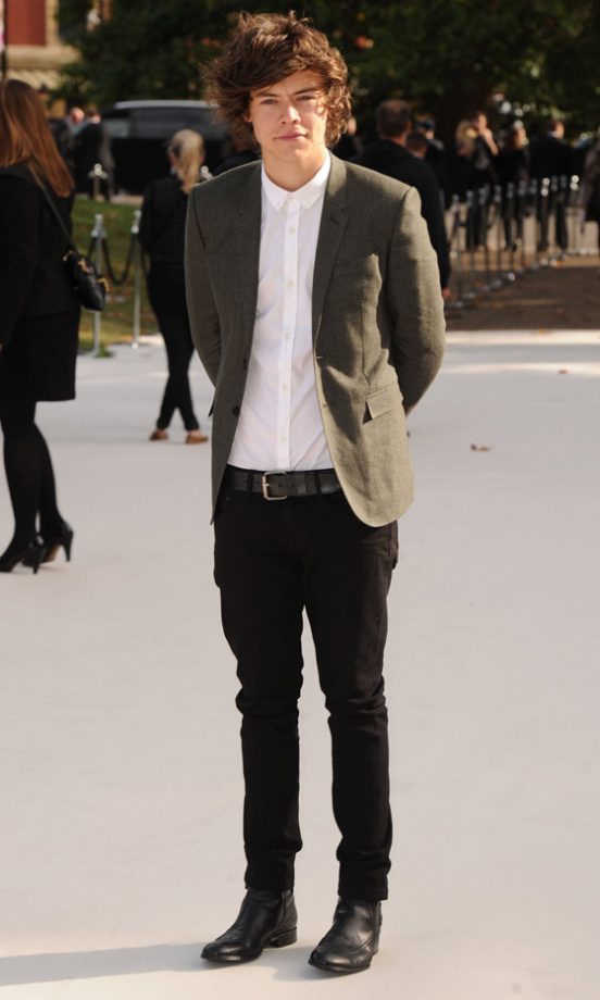 Harry Styles At The Burberry Prorsum SS13 Show At London Fashion Week, 2012