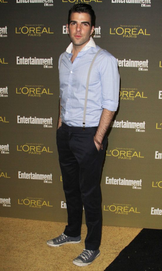 Zachary Quinto At A Pre-Emmy Party, 2012