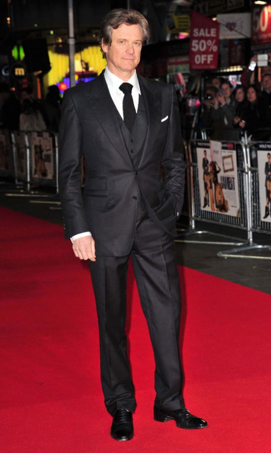 Colin Firth At The Gambit World Premiere, 2012