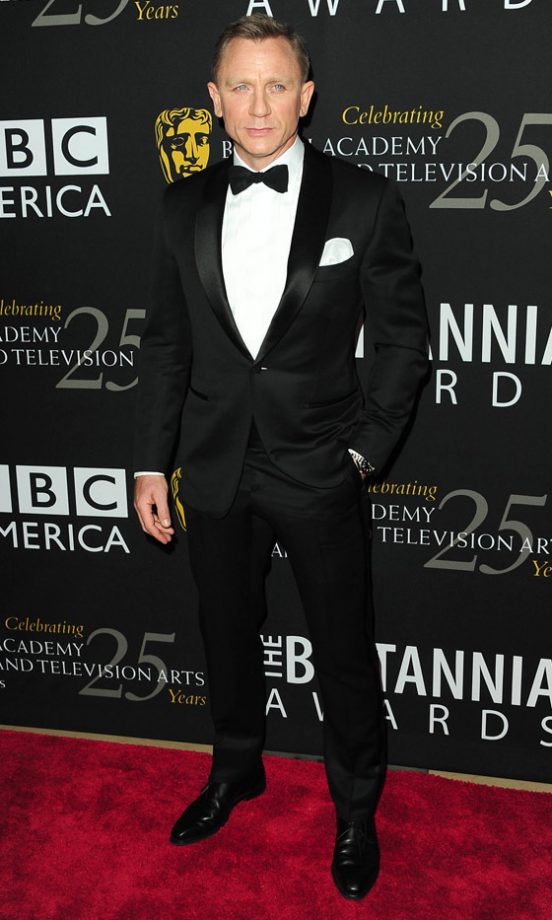 Daniel Craig At The BAFTA Britannia Awards, 2012