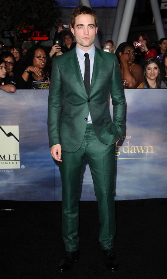 Robert Pattinson At The Premiere Of Twilight Breaking Dawn: Part Two, 2012