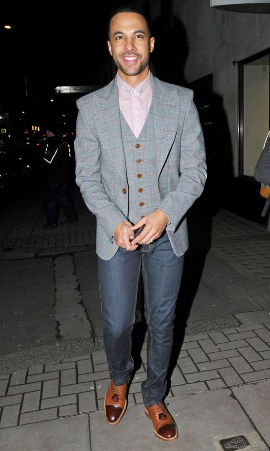 Marvin Humes Out In London, 2012