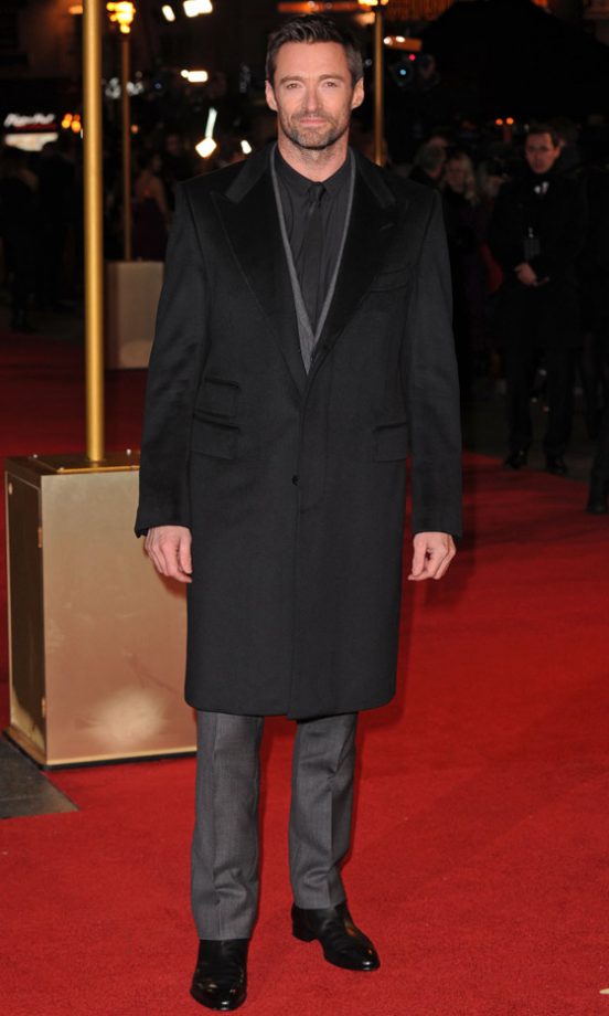 Hugh Jackman At The Les Miserables Film Premiere In London, 2012