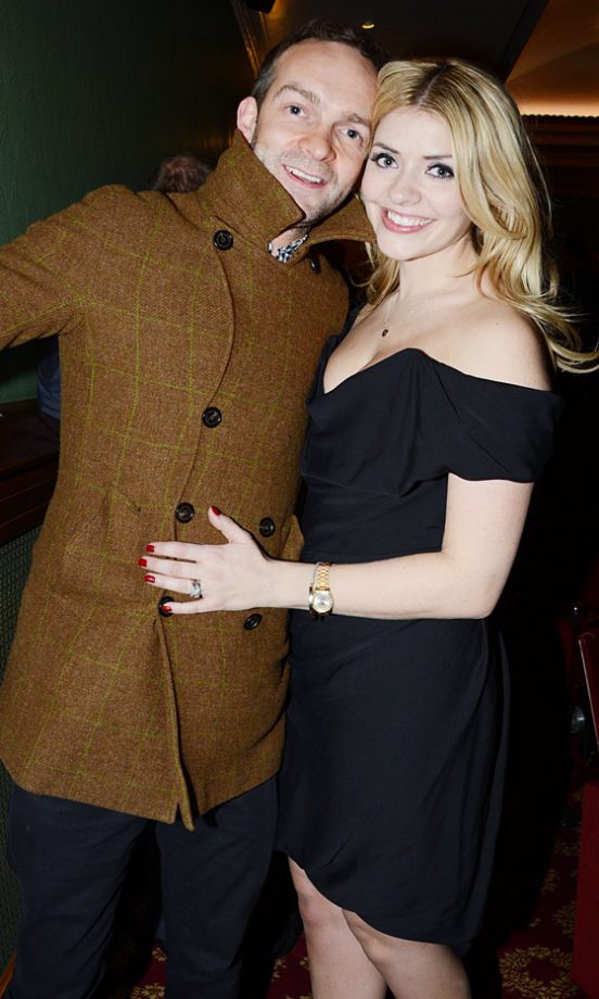 Holly Willoughby And Dan Baldwin At The Spice Girls Viva Forever Press Night, 2012