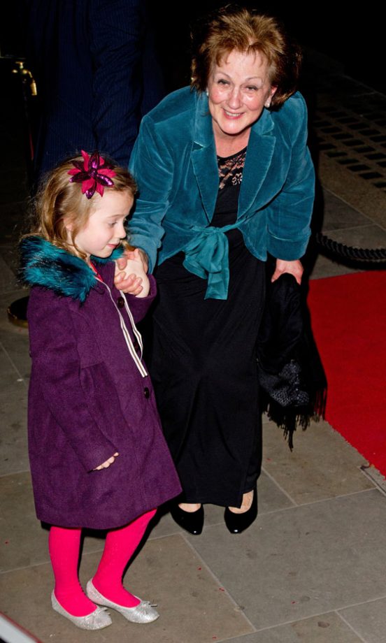 Geri Halliwell's Mum Abd Daughter At The Spice Girls Viva Forever Press Night, 2012