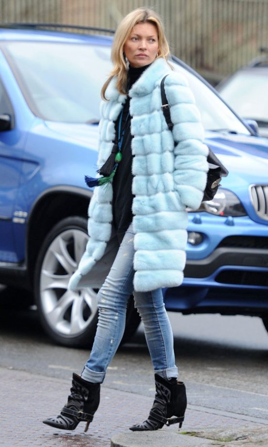 Kate Moss Out In London, 2012