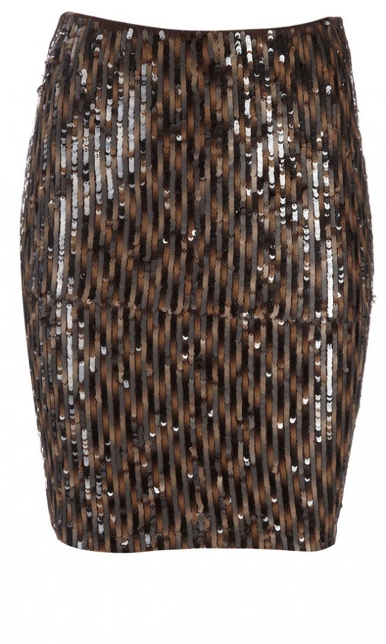 Wallis Sequin Skirt, £20