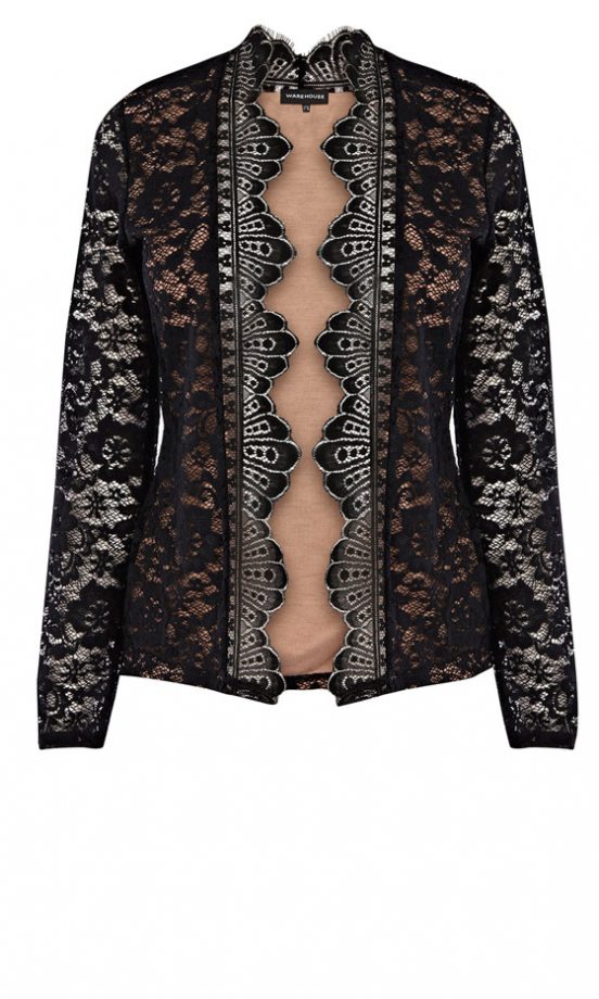 Warehouse Contrast Lace Jacket, £25