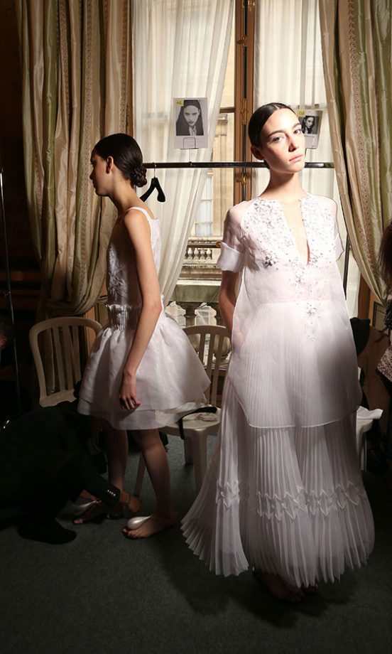 Backstage At The Christophe Josse SS13 Show At Paris Haute Couture Fashion Week, 2013